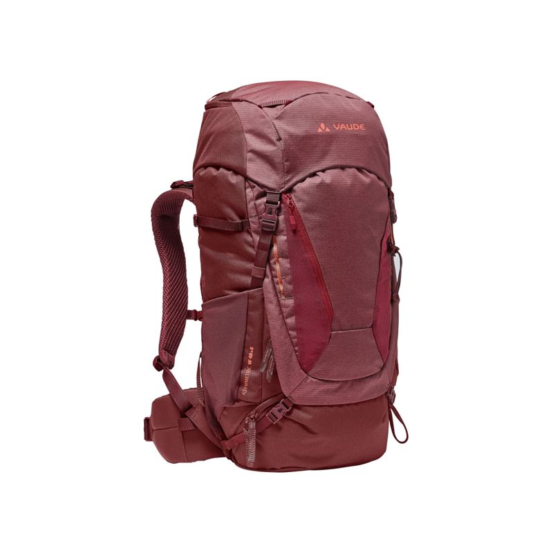 Naisten epäsymmetrinen 48+8 reppu Vaude (CHERRY)