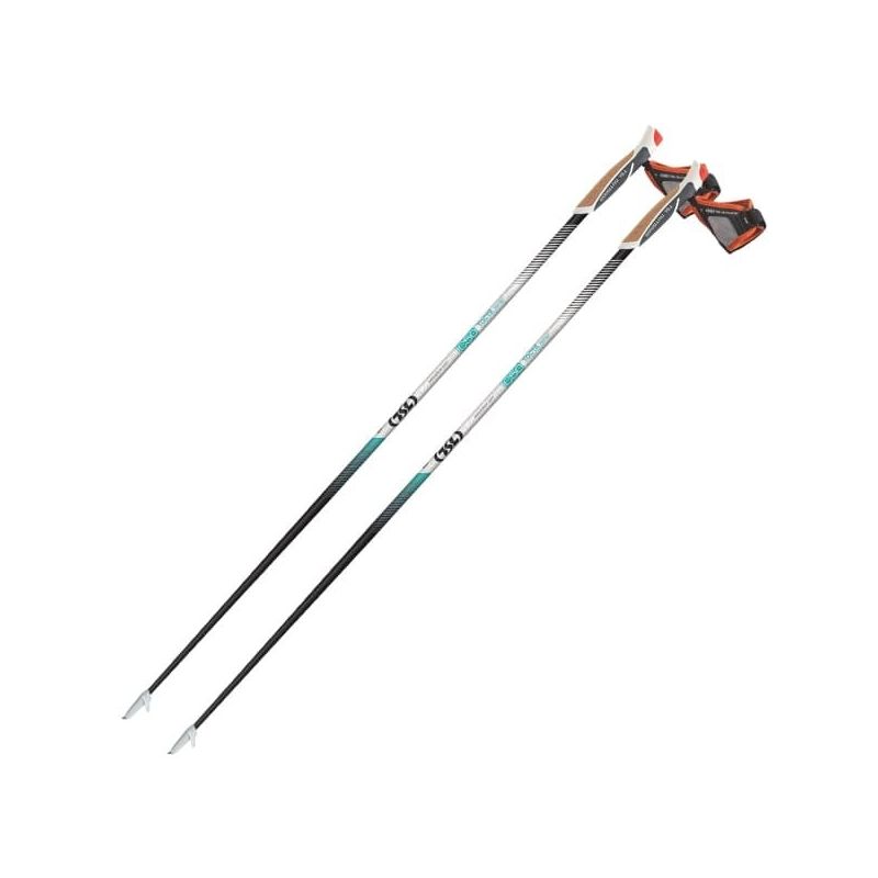 Nordic Walking stokken TSL TACTIL C50 - Cork Opal Spk (Zwart/Blauw)