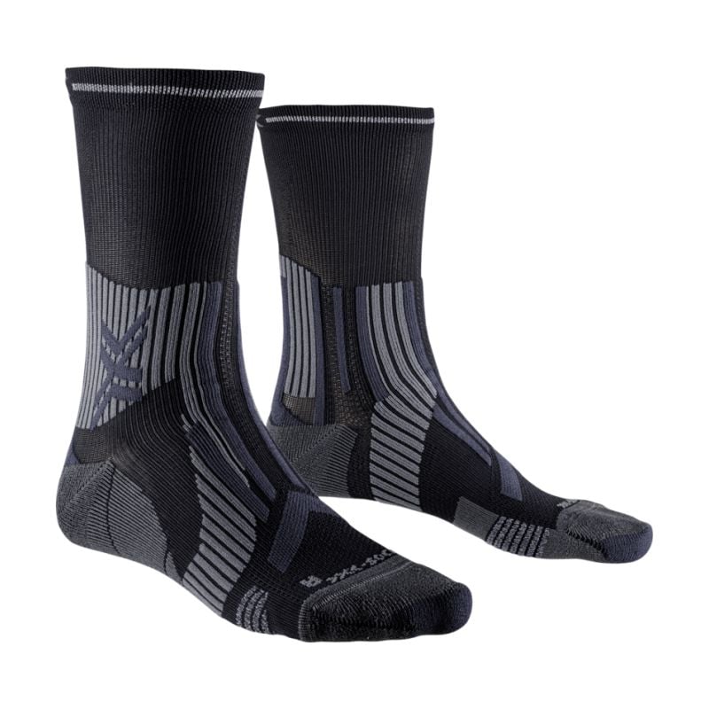 X-SOCKS TRAILRUN EXPERT CREW trailstrumpor (svart/kolfärgad)