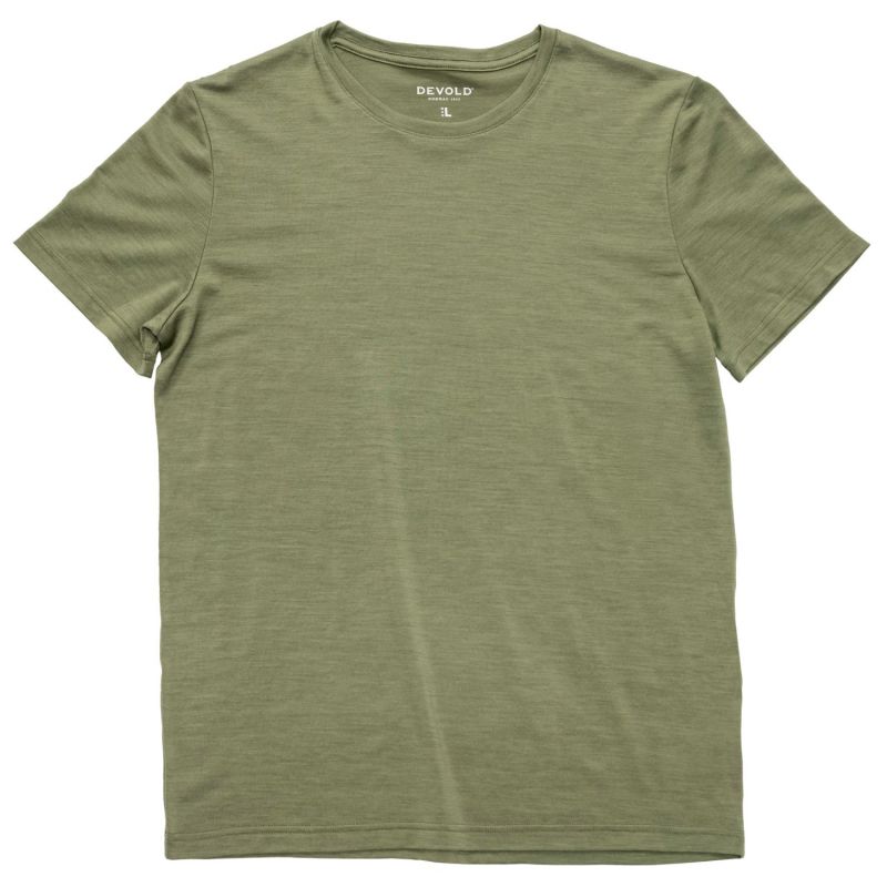 T-shirt DEVOLD CLASSIC TEE MAN (LICHEN) Homme 