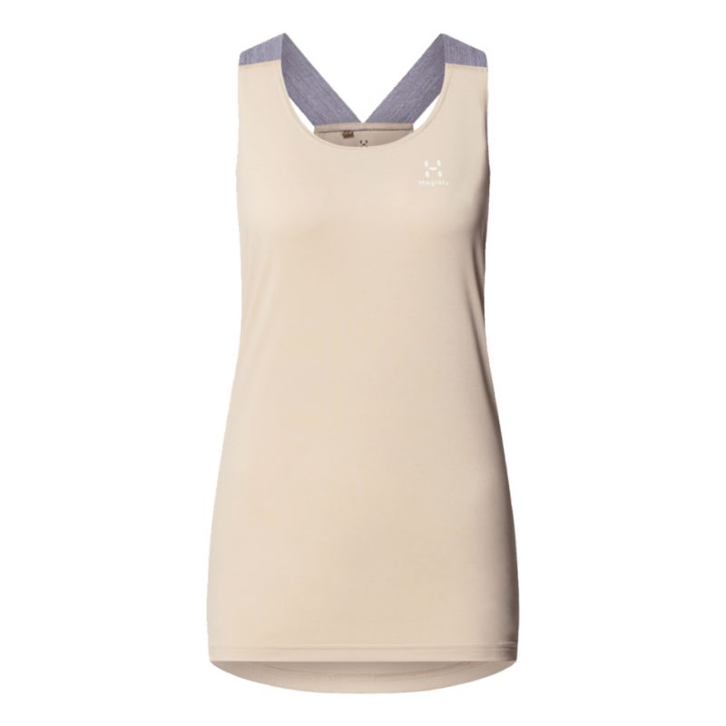 HAGLOFS Ridge Tank Women (Chalk Beige) Tank top til kvinder
