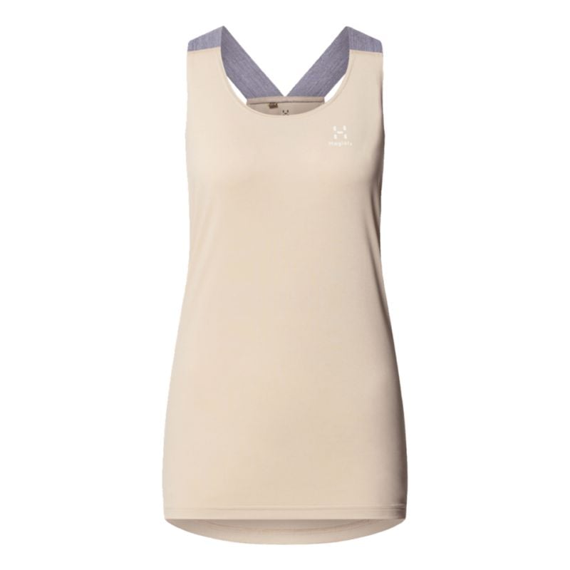 HAGLOFS Ridge Tank Mujer (Chalk Beige) Camiseta de tirantes para mujer