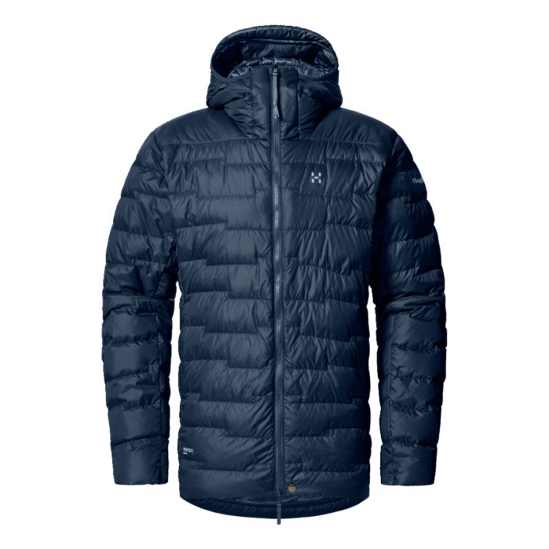 HAGLOFS ROC Flash Down Hood Jacket til mænd (Tarn Blue)