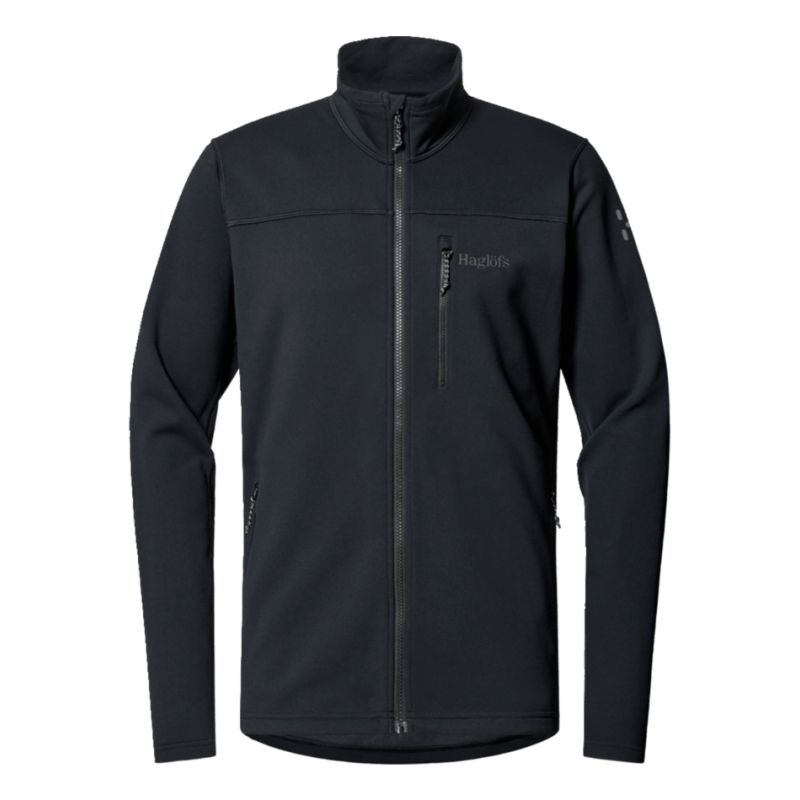 HAGLOFS Rosson Mid Jacket Miesten Fleece (True Black)