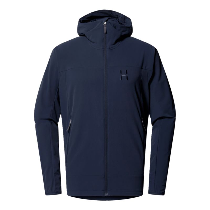 Softshell jas HAGLOFS Rosson Softshell Capuchon Heren (Tarn Blauw) Heren