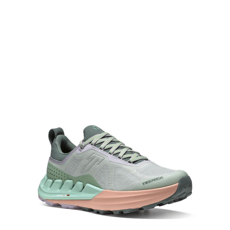 Trailrunning-Schuhe Tecnica PYROX XPLORE WS (LIGHT GREY - DARK GREEN) Women