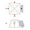 Tienda Ferrino WANDERER TRUNK TENT (arena)