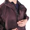 Poncho LIFEVENTURE Vedenpitävä poncho (mustaherukka)