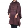 Poncho LIFEVENTURE Vedenpitävä poncho (mustaherukka)