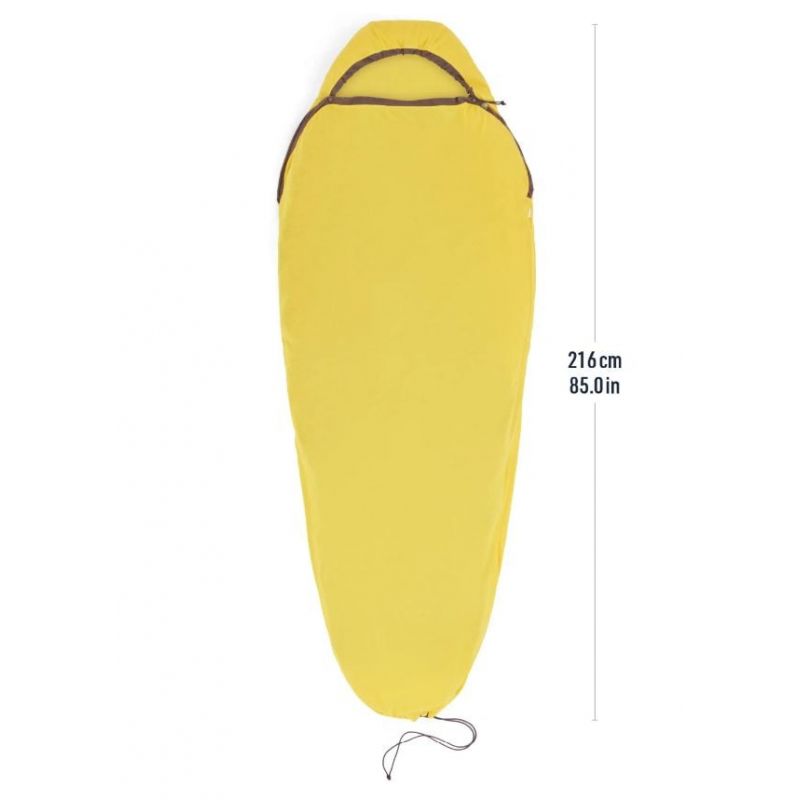 Sheet Sea to Summit Reactor Liner for sovepose Mummy Drawcord Compact (gul)