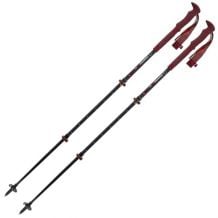 Walking poles Komperdell CARBON PRO ZERO COMPACT (Black/Red)