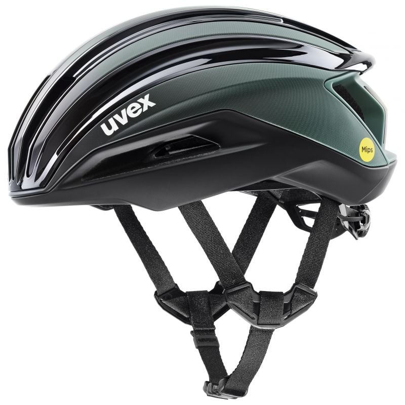 Casco da bici Uvex SURGE AERO MIPS (BLK-SAGE GREEN MATT)