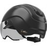 Urban cykelhjälm Cairn FUSE VISOR (Mat Metallic Black) Mixed