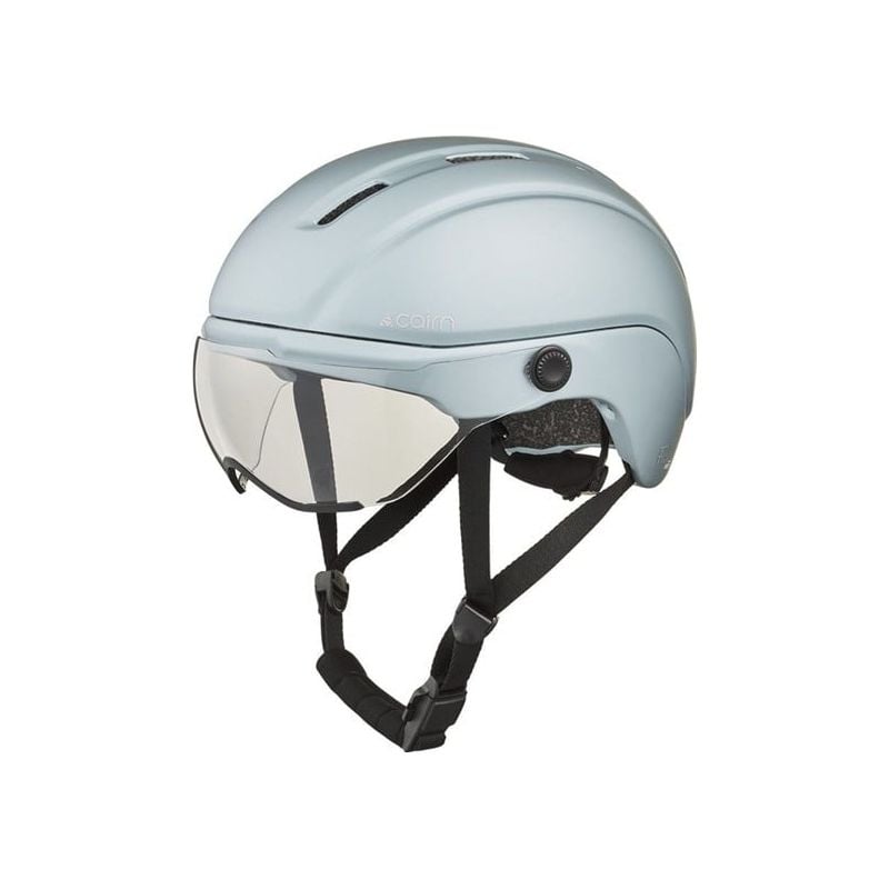 Urban bike helmet Cairn FUSE VISOR (Mat Metallic Eucalyptus) Mixed