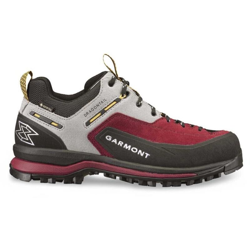 Zapatos de aproximación GARMONT Dragontail Tech Gore-Tex (rojo ruibarbo/gris) Mujer
