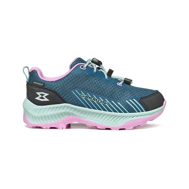 Bota de senderismo para niños GARMONT KIDS PULSE WP (CORSAIR BLUE/LAVENDER ROSE)
