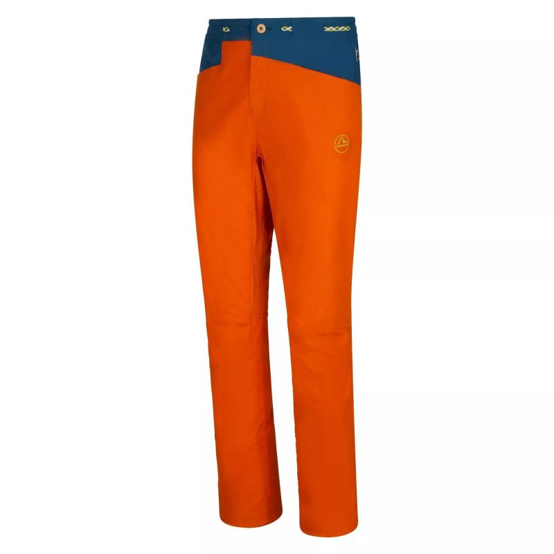 Pantalones de escalada para hombre La Sportiva Machina Pant M (Hawaiian Sun/Storm Blue)