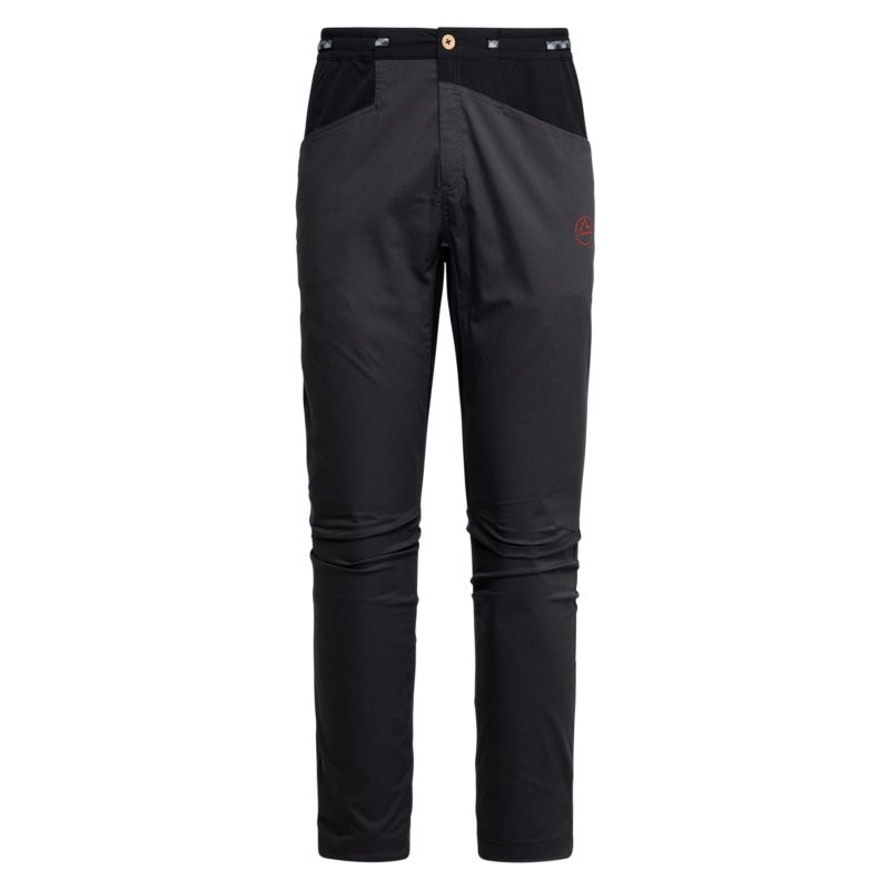 Klätterbyxor för herrar La Sportiva Machina Pant M (Carbon/Cherry Tomato)