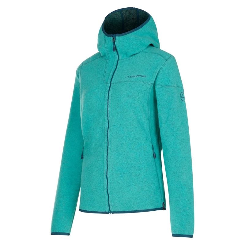 Polar fleece La Sportiva Iride Hoody W (Lagoon/Storm Blue) Naisten vaatteet