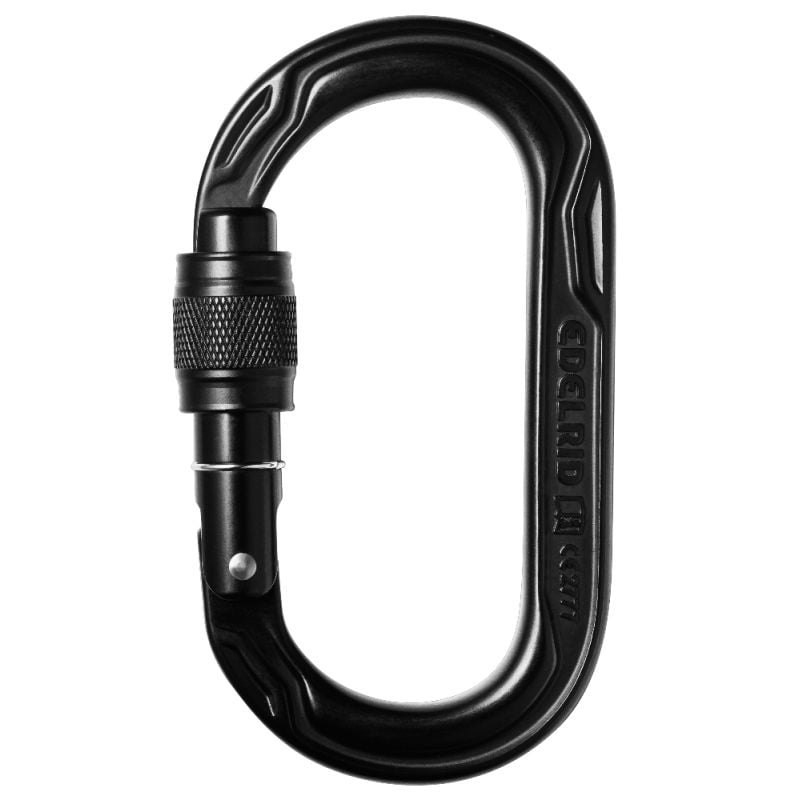 Moschettone Edelrid Oval Power 2500 Vite (Notte)