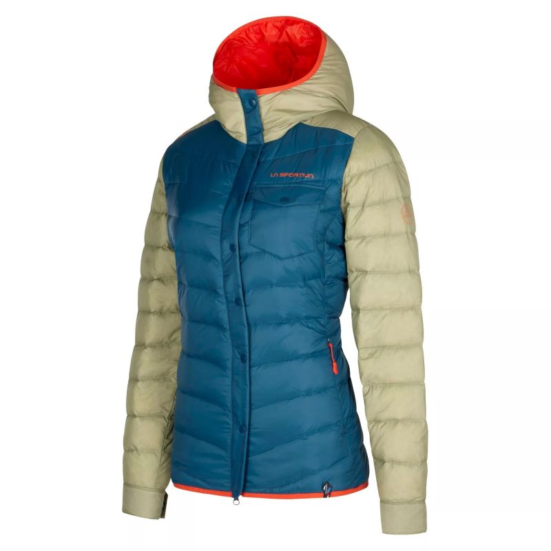 Chaqueta de plumón para mujer La Sportiva Wild Down Jkt W (Storm Blue/Tea)