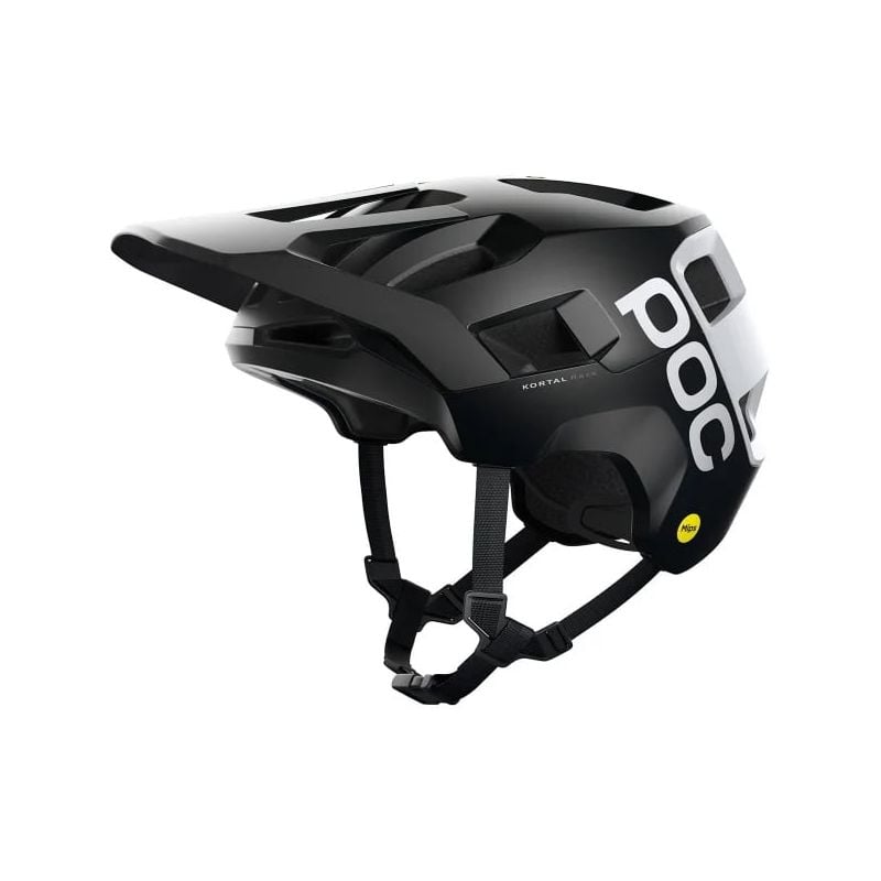 Unisex POC kortal race mips mountainbikehelm (Uranium Black Matt/Hydrogen White)