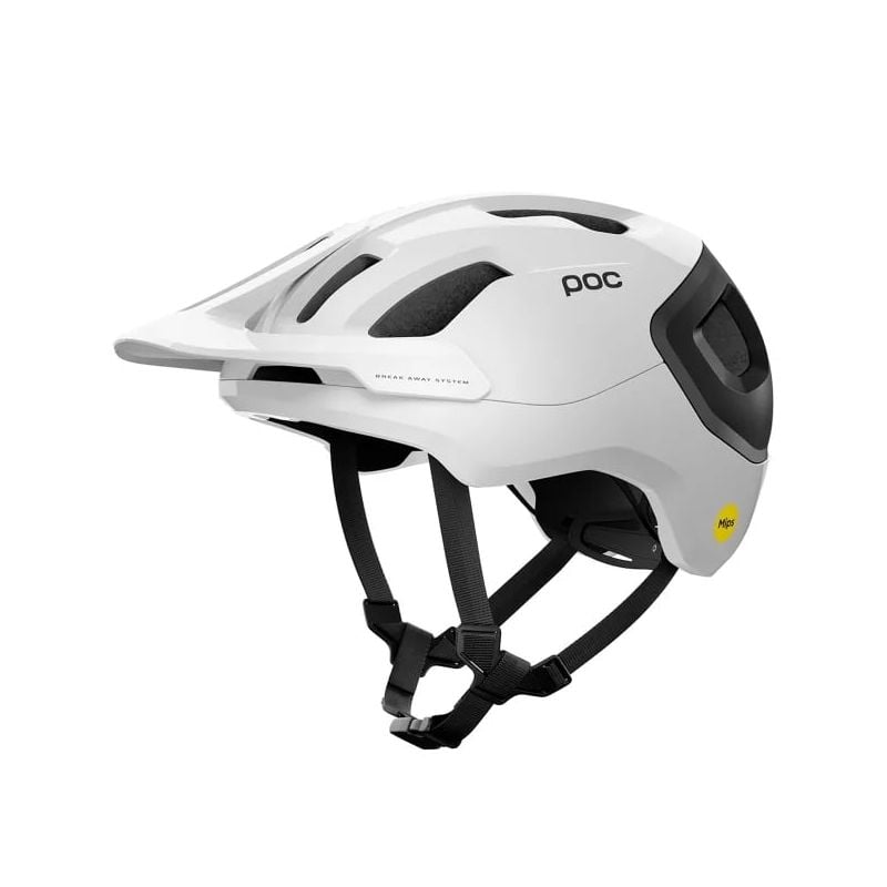POC axion race mips MTB-hjelm (Hydrogen White/Uranium Black Matt) Unisex