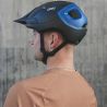 POC axion MTB helm (Uranium Zwart/Opal Blauw Metallic/Matt) Unisex