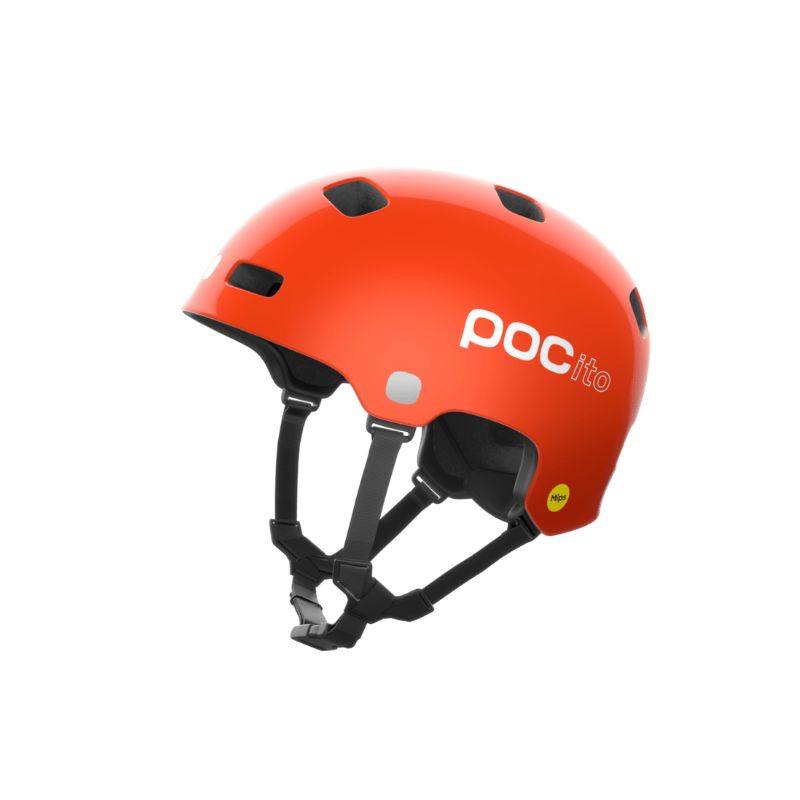 POC Pocito crane mips cykelhjelm (Fluorescerende orange) Børn