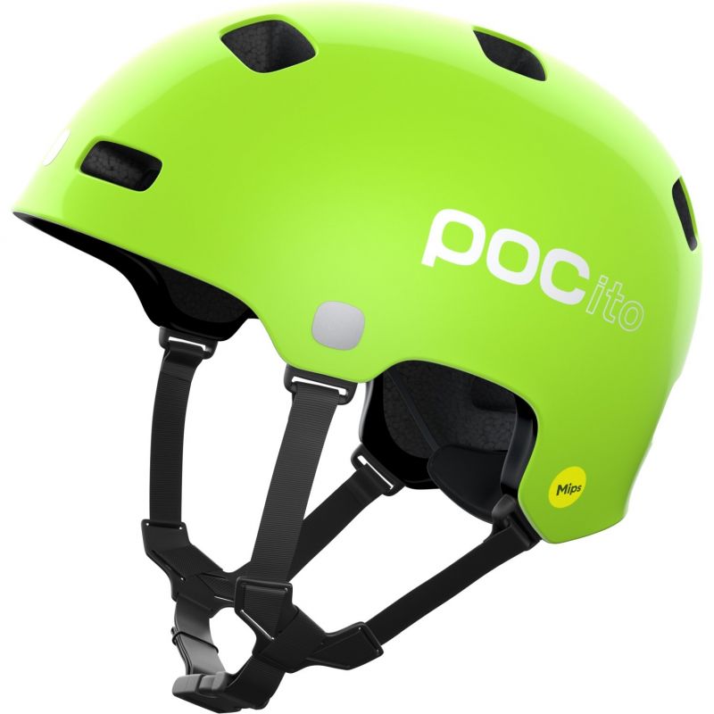 POC Pocito crane mips cykelhjelm (Fluorescerende gul/grøn) Børn