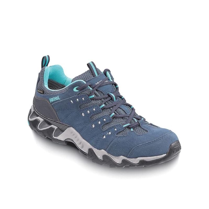 Vandrestøvler for kvinner Meindl Portland Lady GTX (Navy/Turkis)