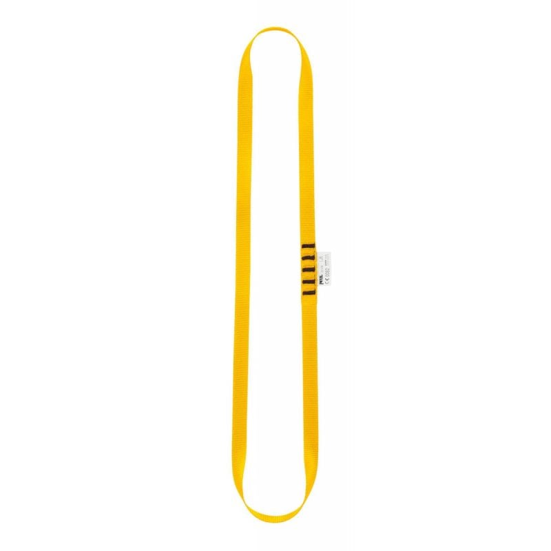Sewn straps PETZL 60cm strap ring (Yellow)