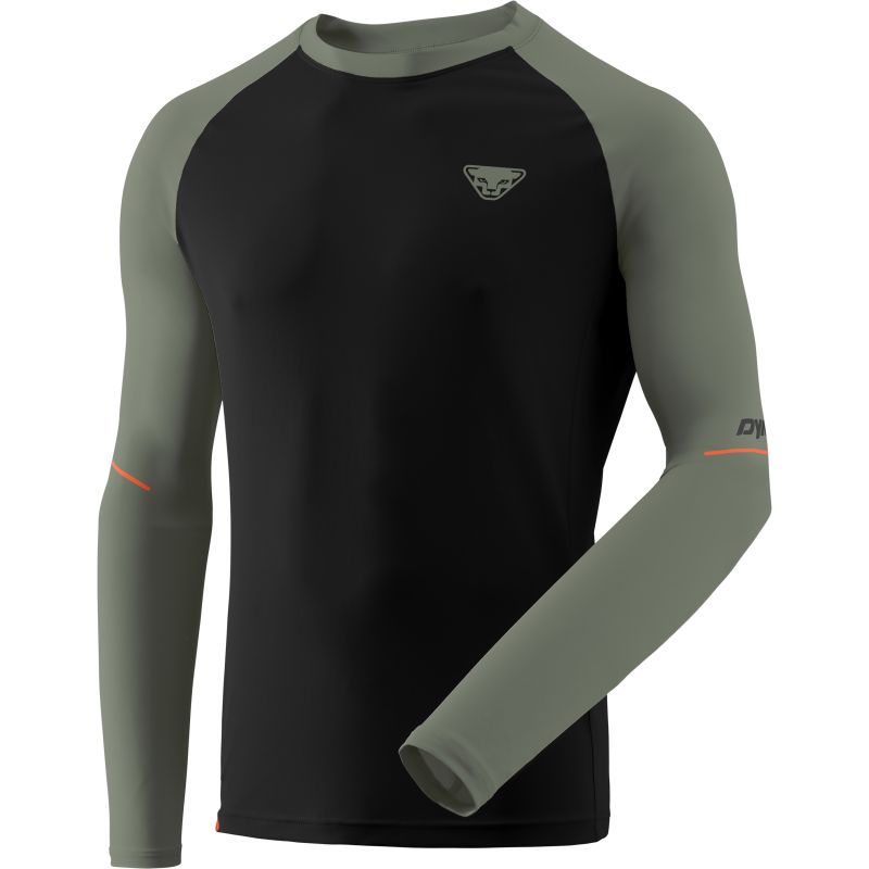 T-paita Dynafit ALPINE PRO L/S TEE (black out SAGE) Miehet