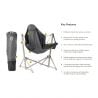 Sedia da campeggio NEMO Stargaze EVO-X (Goodnight Black)