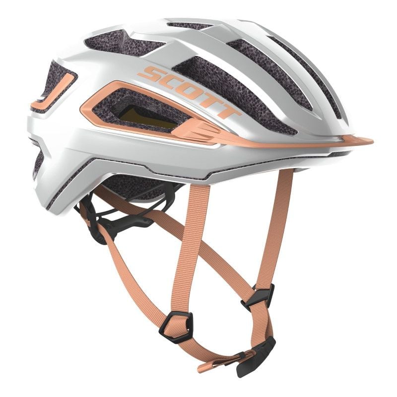 Casco de ciclismo Scott Arx Plus CE (blanco/beige rosado) Mujer