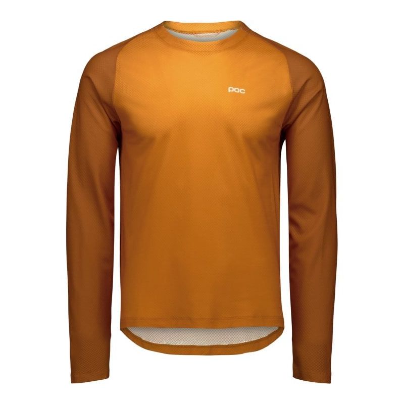 Camiseta MTB Poc Bike M's Motion Air L/S J para hombre (Marrón bauxita)