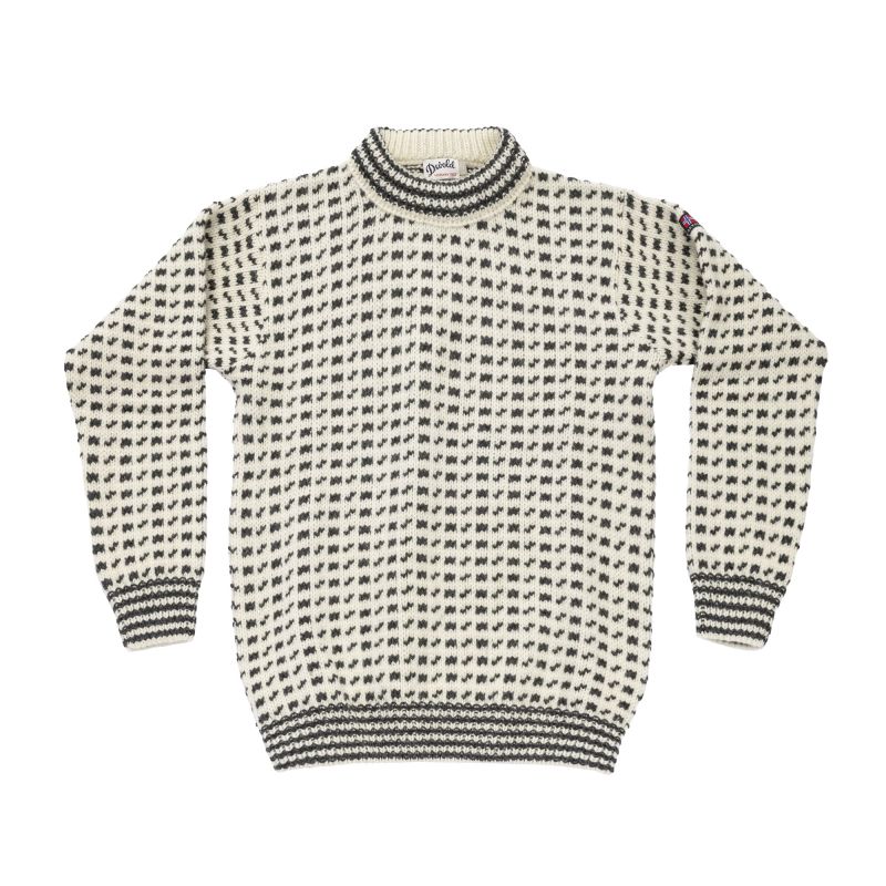 Jumper Devold ORIGINAL ISLENDER WOOL SWEATER (OFFWHITE/ANTHRACITE) för män