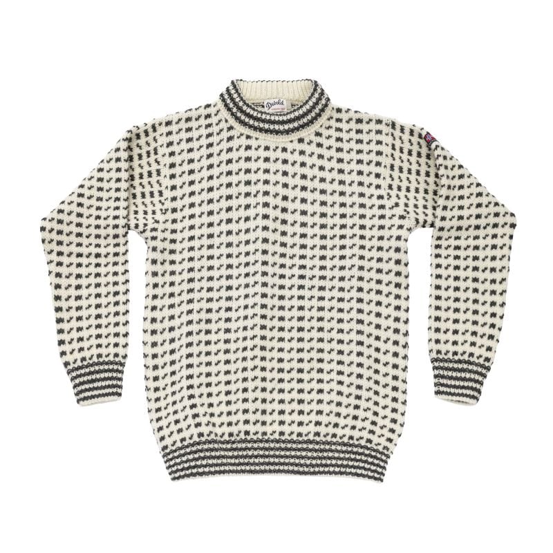 Sweater Devold ORIGINAL ISLENDER WOOL SWEATER (OFFWHITE/ANTHRACITE) Homme