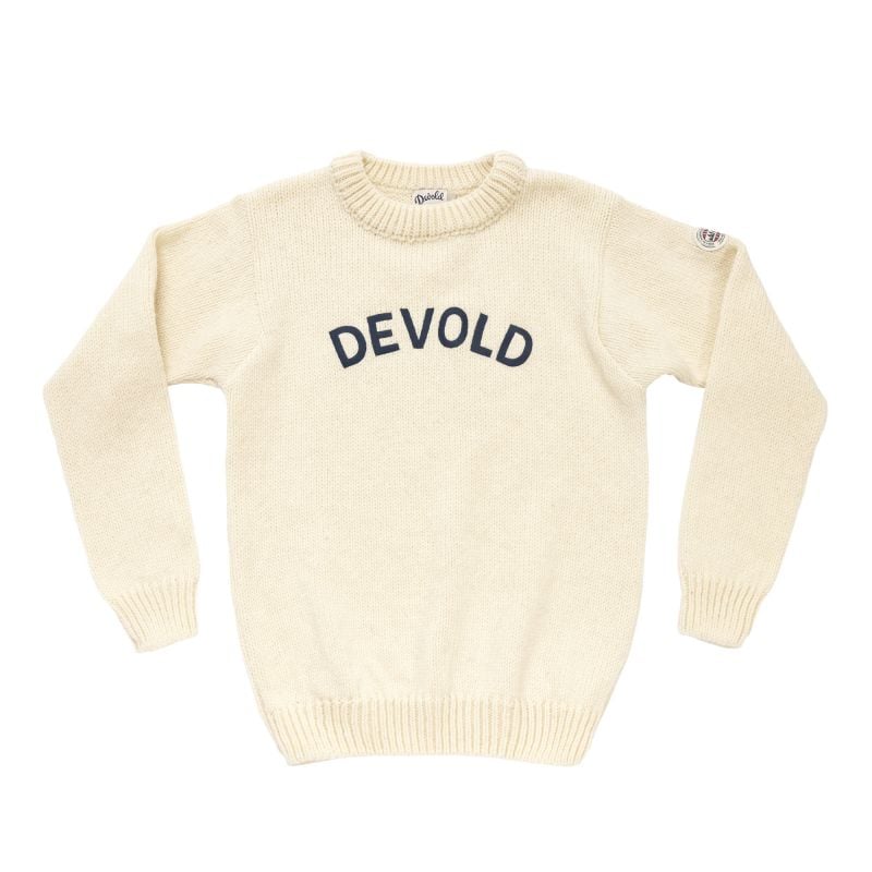 Sweater Devold NANSEN LEGACY SWEATER (OFFWHITE/INK) Herre