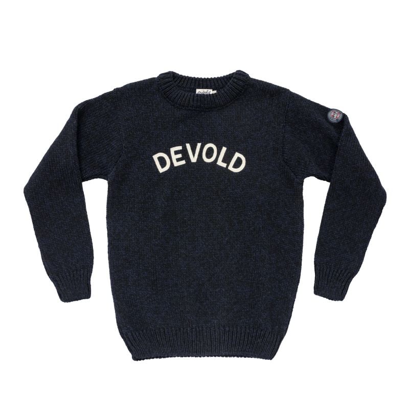 Pull DEVOLD NANSEN LEGACY SWEATER (NAVY/OFFWHITE) Homme