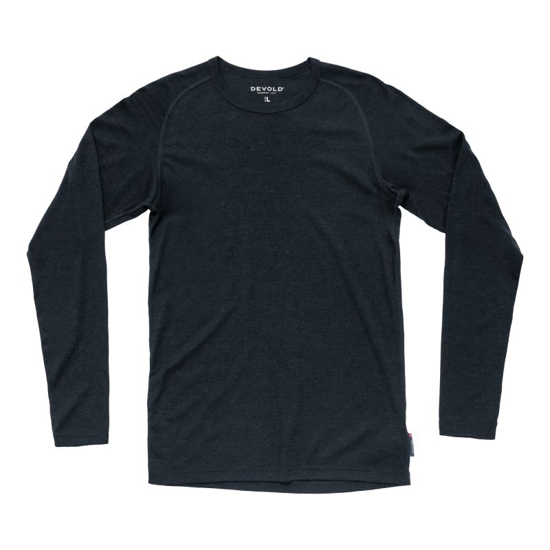 Camiseta de manga larga Devold LAUPAREN MERINO 190 BASE SHIRT MAN (INK) Homme