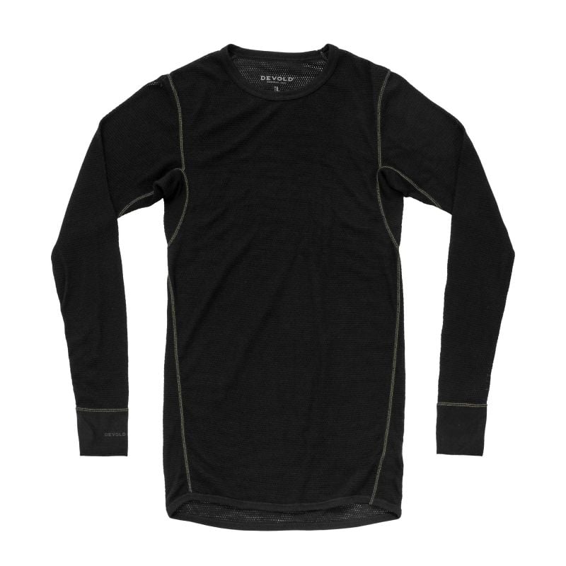 Langärmeliges Oberteil Devold WOOL MESH 190 SHIRT MAN (INK/OFFWHITE) Männer