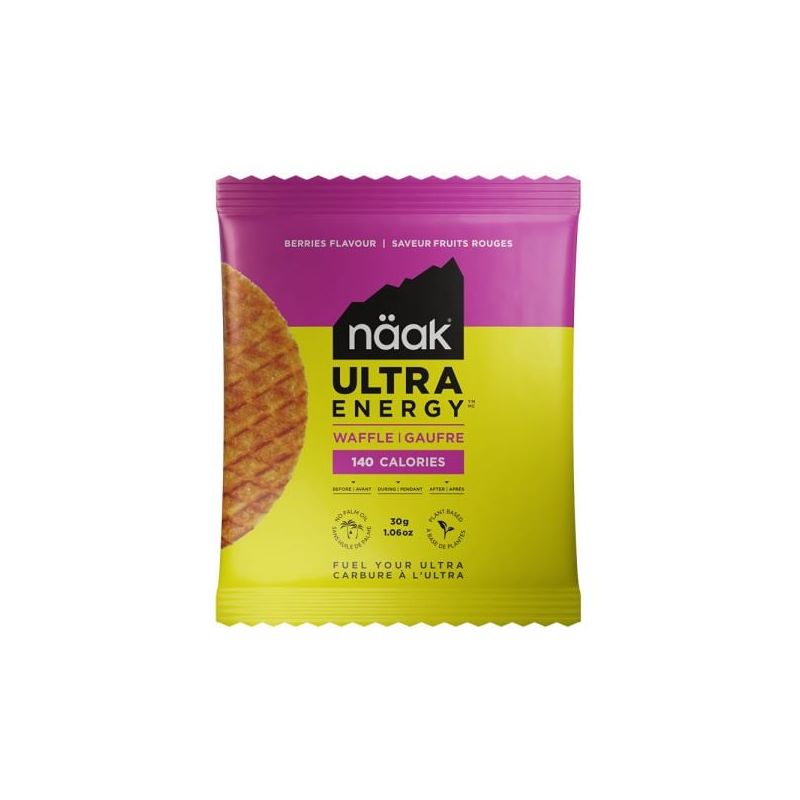 Gofres energéticos Naak Gofres Ultra Energy (Frutos rojos) unidad