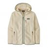 Polaire PATAGONIA W's Retro Pile Hoody (Natural w/Ellwood Green) Femme 