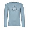 Ortovox 185 MERINO MTN CUTOUT LS W (gris glaciar)