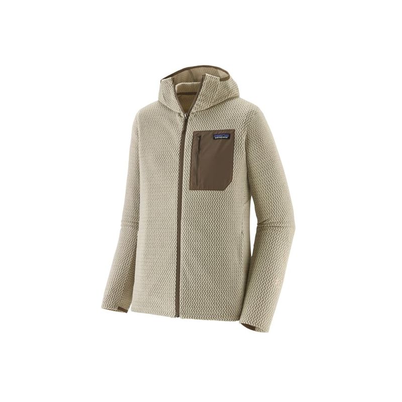 Polar Fleece Patagonia M's R1 Air Full-Zip Hoody (Pelican) Uomo