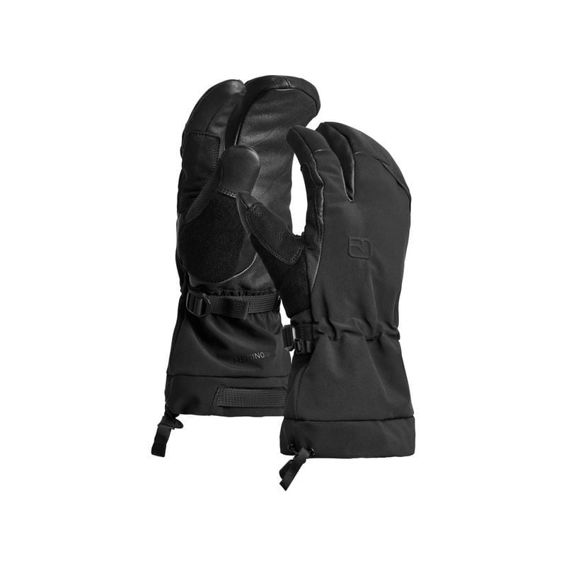 Dreifingerhandschuh Ortovox MER. FREERIDE 3 FINGER GLOVE M (black raven) Mann