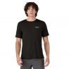 Patagonia M's Cap Cool Merino Blend Graphic Shirt (Heritage Header: Black)