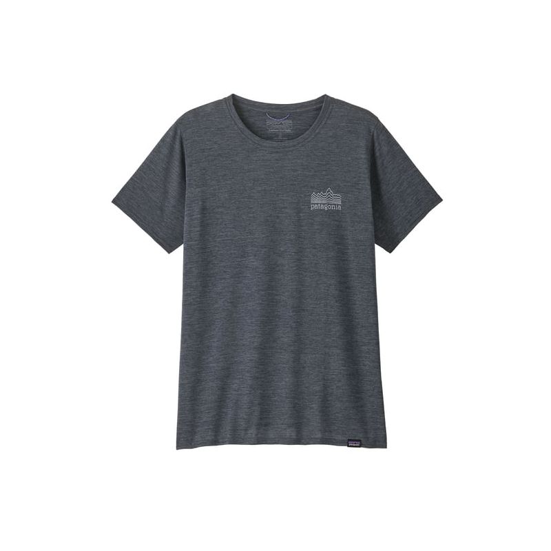 T-shirt Patagonia W's Cap Cool Daily Graphic Shirt (Strataspire: Smolder Blue X-Dye) Dames