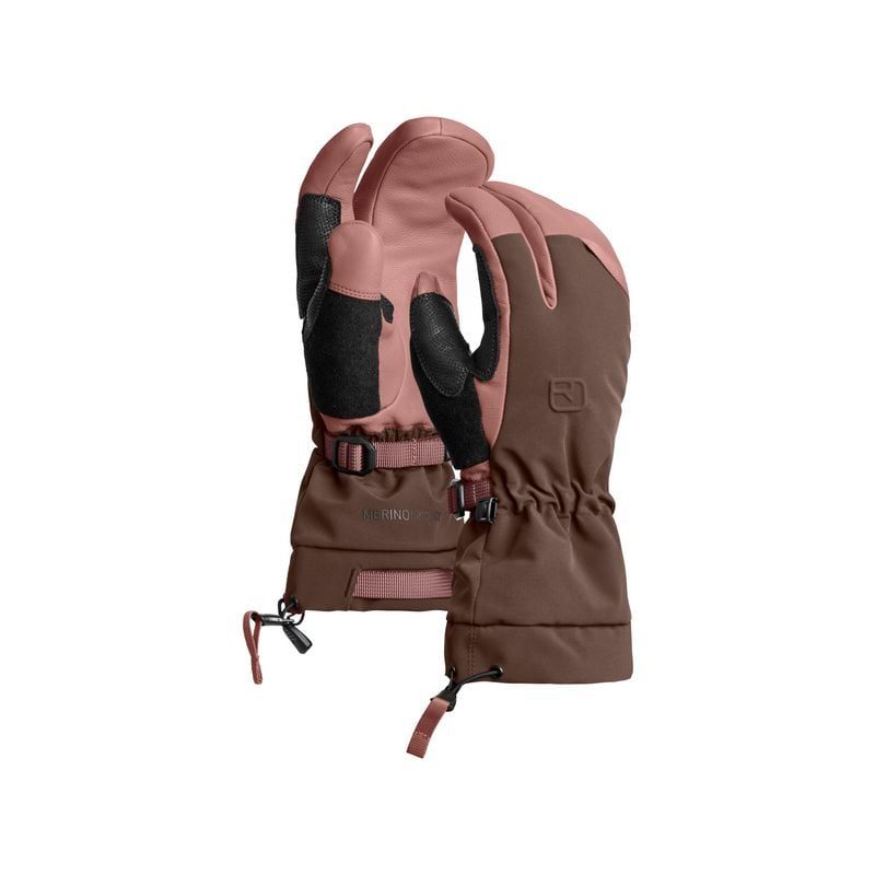 Guanto a 3 dita Ortovox MER. GUANTO FREERIDE 3 DITA W (rosa crepuscolo) Donna